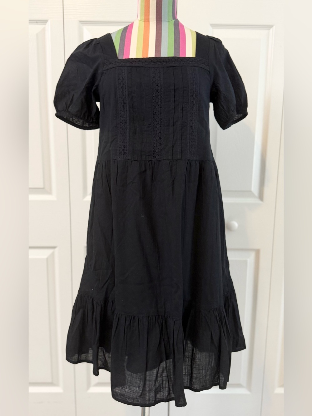 NWT Ann Taylor Loft black cotton dress